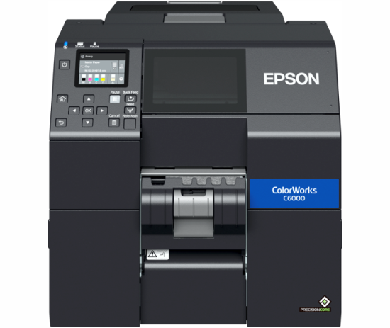 Epson ColorWorks C6000Pe Etikettendrucker mit Spendevorrichtung ...